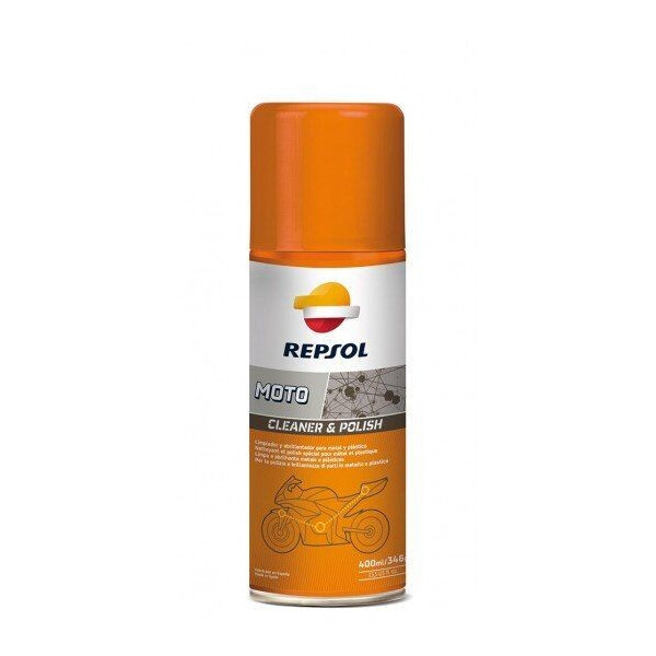 

Полироль и очиститель MOTO CLEANER & POLISH 400мл REPSOL / RP716B98