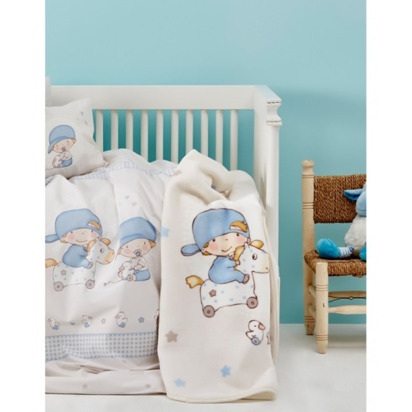 

Комплект постельного белья детский Karaca Home - Baby Boys 2017-1 Ранфорс (6158)
