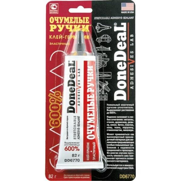 

Эластичный клей-герметик DoneDeal "Очумелые ручки" 82 г