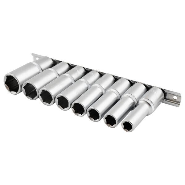 

Набор головок шестигранных 1/2" Mastertool - 8 шт., удлиненные 10-22 мм (78-1208)