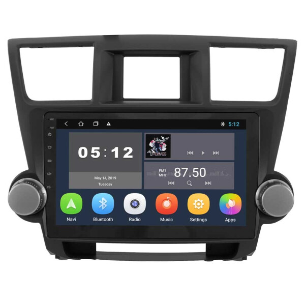 

Штатная магнитола Sound Box SB-8118 2G Toyota Highlander 2007+