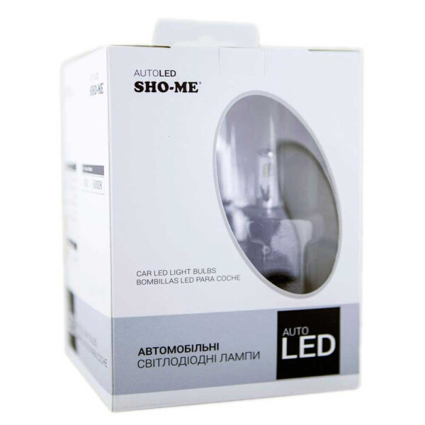 

Светодиодные лампы LED Sho-Me G6.2 H7 6000k 3500Lm 12-24v 25w