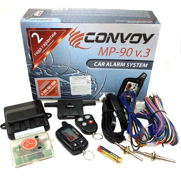 

Автосигнализация Convoy MP-90 v.3 LCD