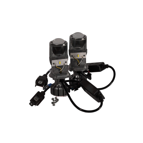 

Комплект светодиодных линз HeadLight BI-LED H4 20/20W mini