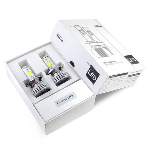 

Светодиодные лампы LED Sho-Me G2.1 H4 6000k 3600Lm 12v 40w