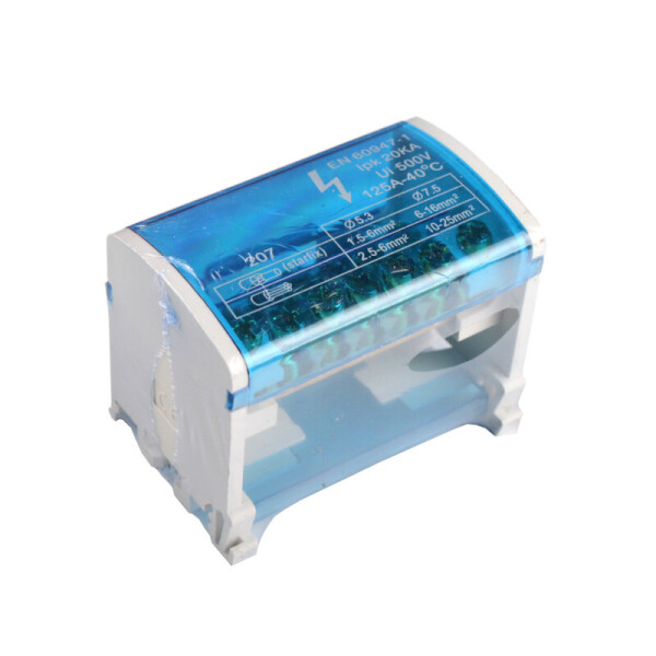 

Шина нулевая в корпусе (кросс-модуль) 2X7 125A IP20