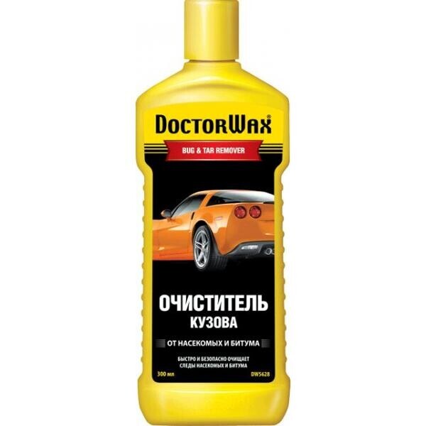 

Очиститель кузова от следов насекомых и битума DoctorWax 300 мл.