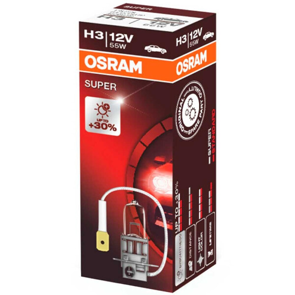 

Галогеновая лампа Osram H3 Super 64151SUPFS 55w Pk22S