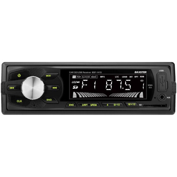 

Магнитола BAXSTER BSF-141 green (без диска)