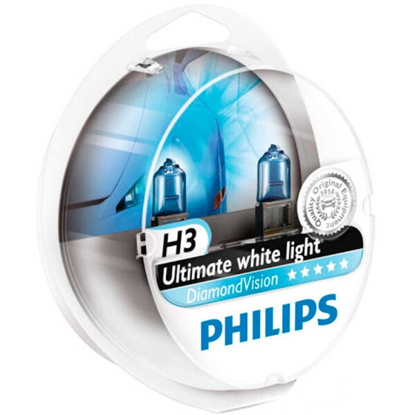

Галогеновая лампа Philips H3 DiamondVision 12336DVS2 55w PK22s