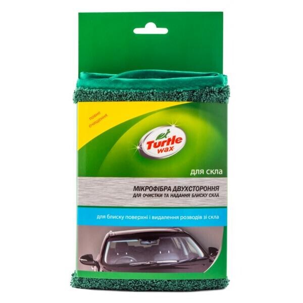 

Микрофибра двусторонняя для стекла Turtle Wax 38х42см.