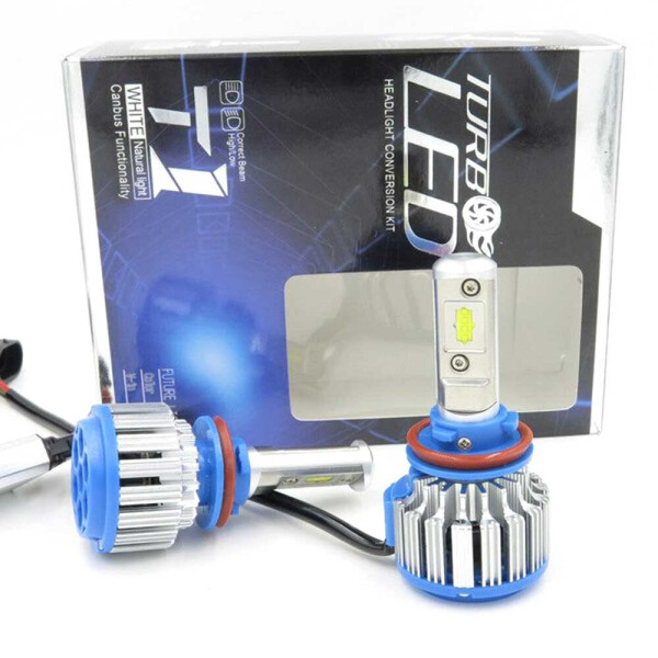 

Светодиодные лампы LED TurboLed T1 H8/H9/H11/H16 6000k 3800Lm 35w 12v-24v