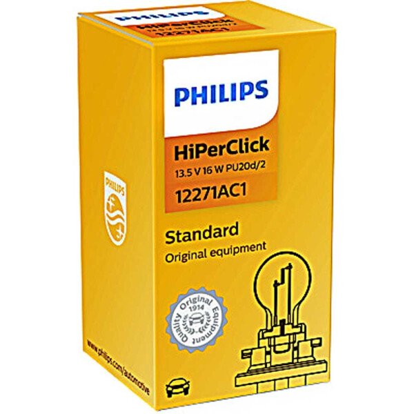 

Галогеновая лампа Philips PCY16W Vision 12271AC1 16w PU20d/2