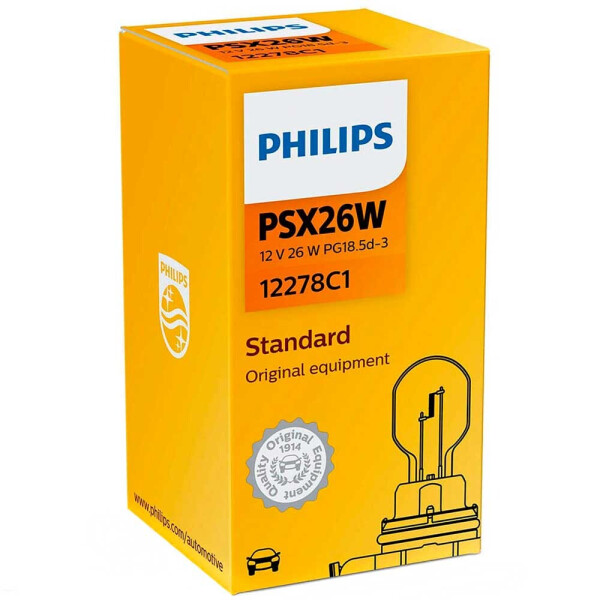 

Галогеновая лампа Philips PSX26W Vision 12278C1 26w PG18.5d-3