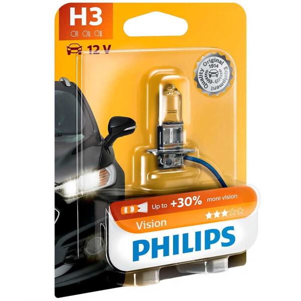

Галогеновая лампа Philips H3 Vision 12336PRB1 55w PK22s