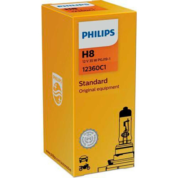 

Галогеновая лампа Philips H8 Vision 12360C1 35w PGJ19-1