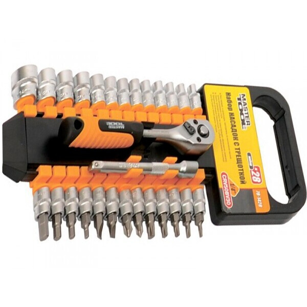 

Набор инструмента MasterTool - 1/4" 28 ед.(78-1428)