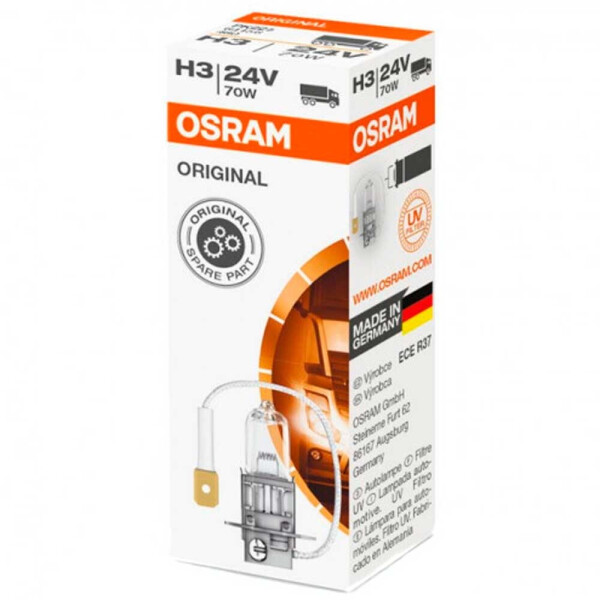 

Галогеновая лампа Osram H3 Original 64156FS 70w 24v Pk22S