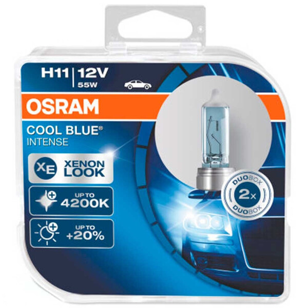 

Галогеновая лампа Osram H11 Cool Blue Intense 64211CBIHCB 55w PGJ19-2 HardDuopet