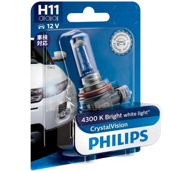 

Галогеновая лампа Philips H11 CristalVision 12362CVB1 55W PGJ19-2