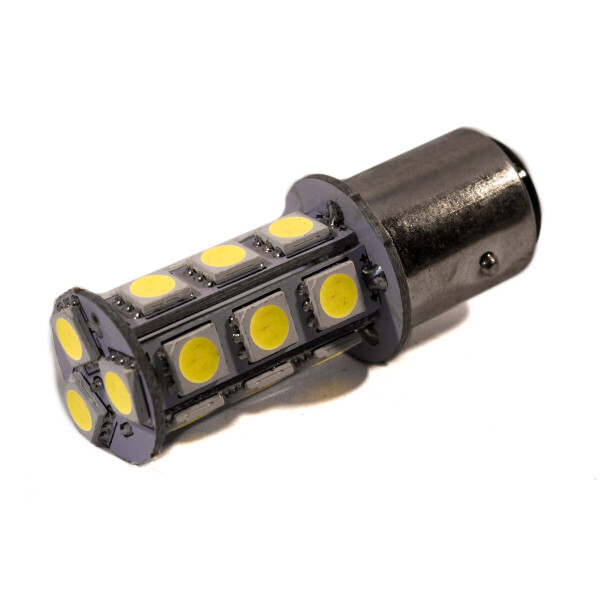 

Светодиодная лампа AllLight T25/5 18 диодов 5050 1157 BA15S 12V WHITE