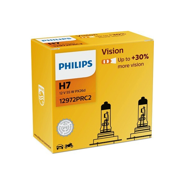 

Автолампа PHILIPS 12972PRC2 H7 55W 12V PX26d Premium 2pcs.