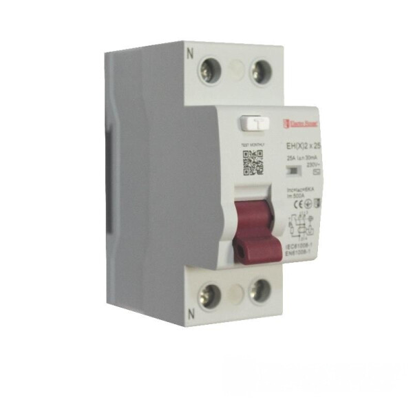 

УЗО 2P 25A 30mA 230-400V IP20