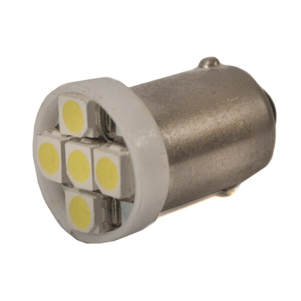 

Светодиодная лампа AllLight T 8.5 5 диодов 3528 BA9S 12V WHITE
