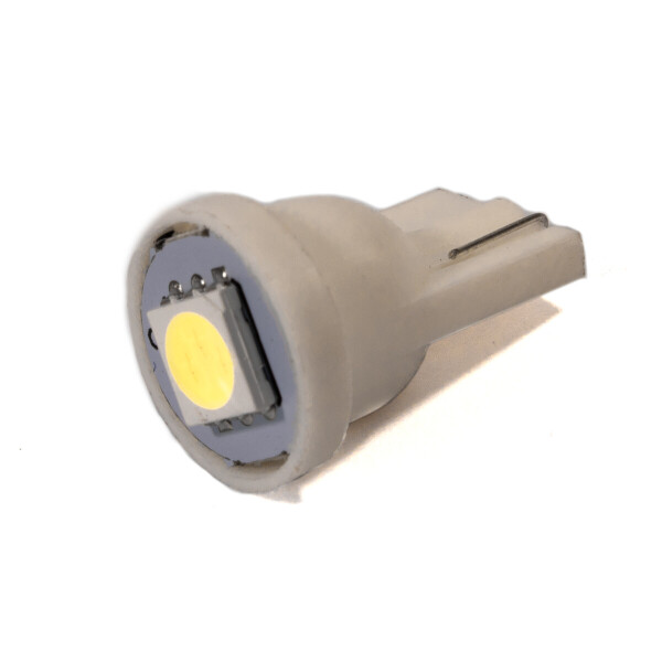 

Светодиодная лампа AllLight T10 1 диод 5050 W2,1x9,5d 24V 0,45w WHITE