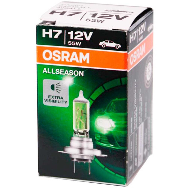 

Галогеновая лампа Osram H7 All Season Super 64210ALL-FS 55w PX26d