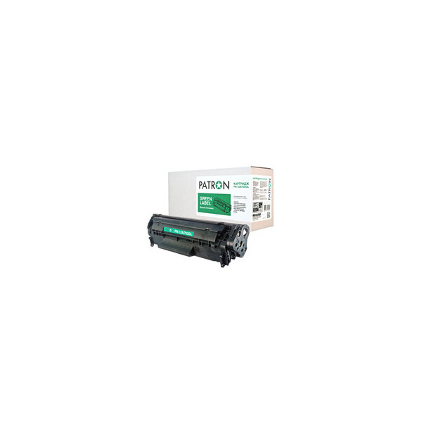 

Картридж HP LJ Q2612A/CANON 703 (PN-12A/703GL) PATRON GREEN Label
