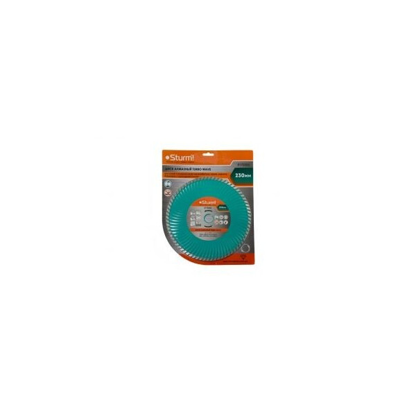 

Диск алмазный Turbo Wave 230x22 мм STURM 5170305