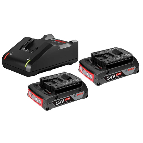 

Комплект 2 акб Bosch GBA 18V 2.0Ah M-B + GAL 18V-40 Professional (1600A019RJSET)