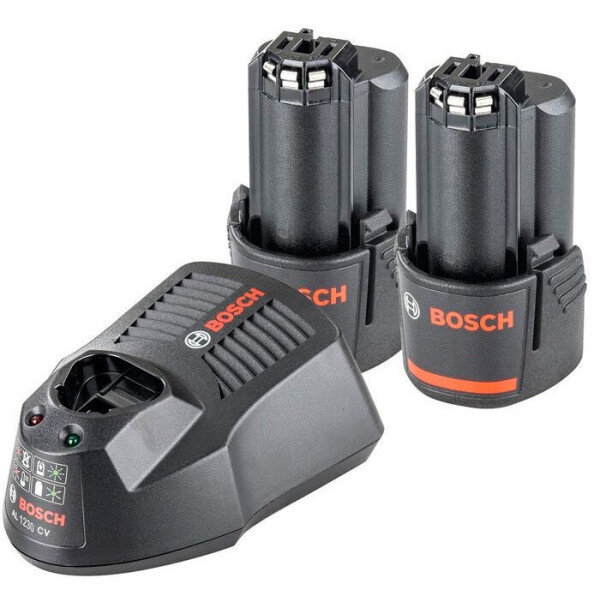 

Комплект Bosch Starter-Set 2xGBA 12V 2 Ah + GAL 1230 CV (1600A002X1)