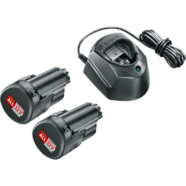 

Стартовый набор Bosch 2 акб 12V 1,5 Ah + GAL 1210 CV (1600A01L3E)
