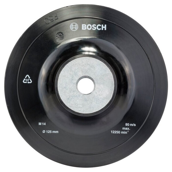 

Опорная тарелка Bosch с гайкой, 125 мм, М14 (1608601033)