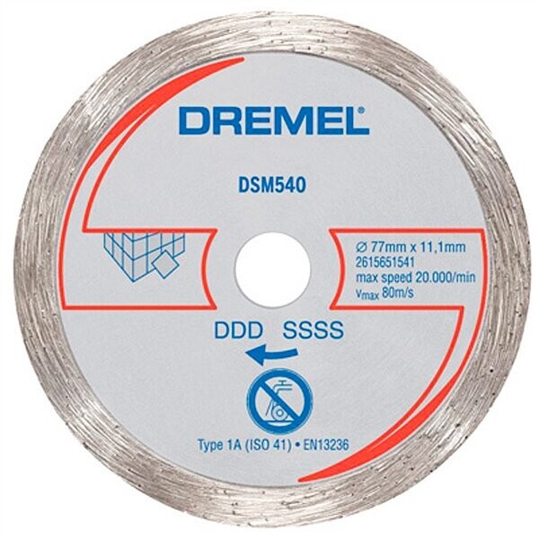 

Алмазный круг отрезной Dremel DSM20, 2011,1 мм (DSM540)(2615S540JA)