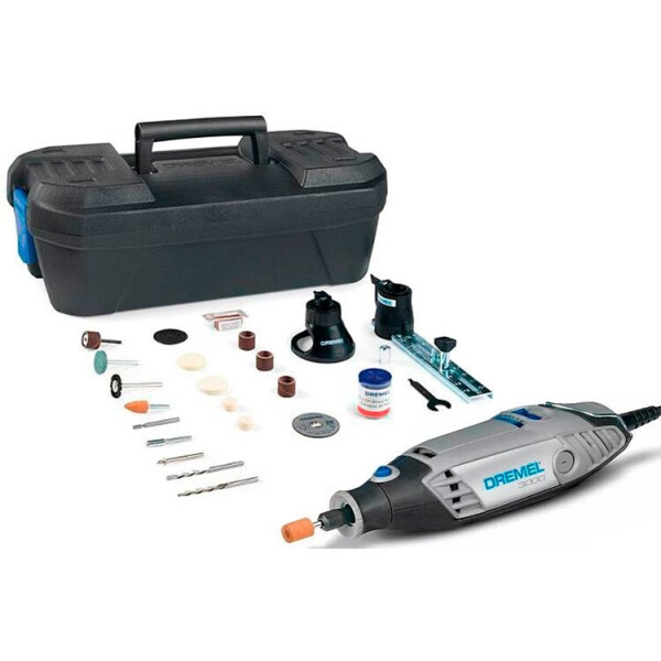 

Многофункциональный инструмент Dremel 3000 + 25 насадок + циркуль + гибкий вал + чемодан (F0133000MD)