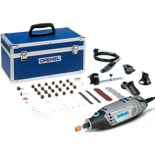 

Многофункциональный инструмент Dremel 3000 + 75 насадок + 5 приспособлений + чемодан (F0133000MS)