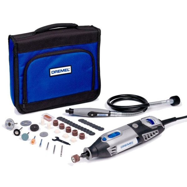 

Гравер DREMEL 4000 + 45 насадок + гибкий вал + сумка (F0134000JG)