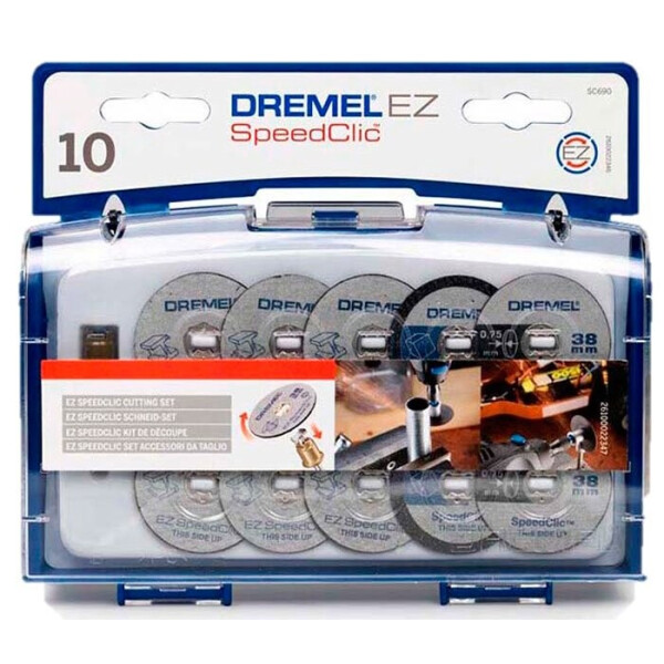 

Набор насадок Dremel для резки EZ SpeedClic, 11 шт (SC 690) (2615S690JA)