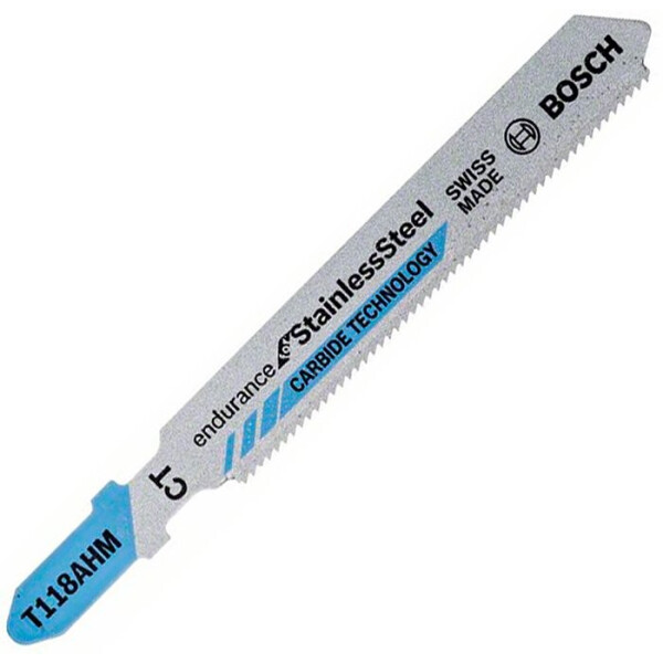 

Пилка Bosch по нержавейке T 118 AHM, 1,183 мм, 3 шт (2608630663)