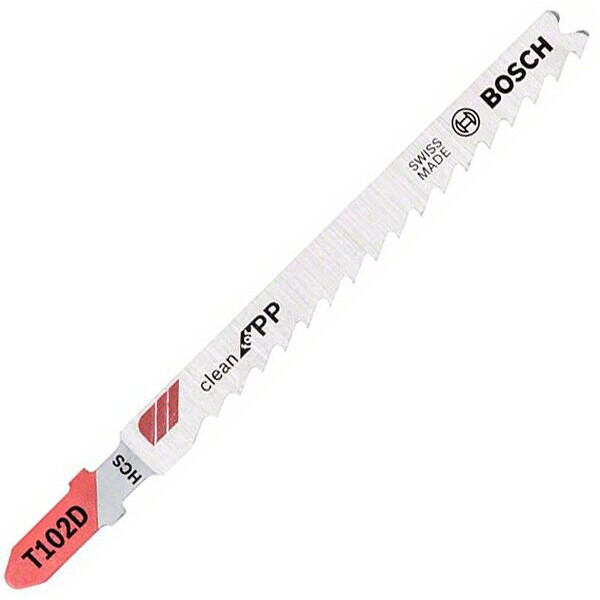 

Пилка Bosch по пластику T 102 D, 4100 мм, 3 шт (2608667443)