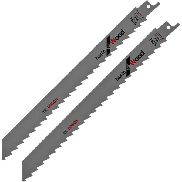 

Пильное полотно Bosch S 1111 K, 3 TPI, 228 мм, 2 шт (2609256700)
