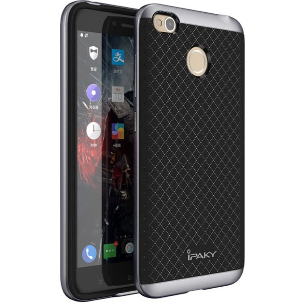 

Чехол-накладка Ipaky TPU+PC Xiaomi Redmi 4x Black/Grey