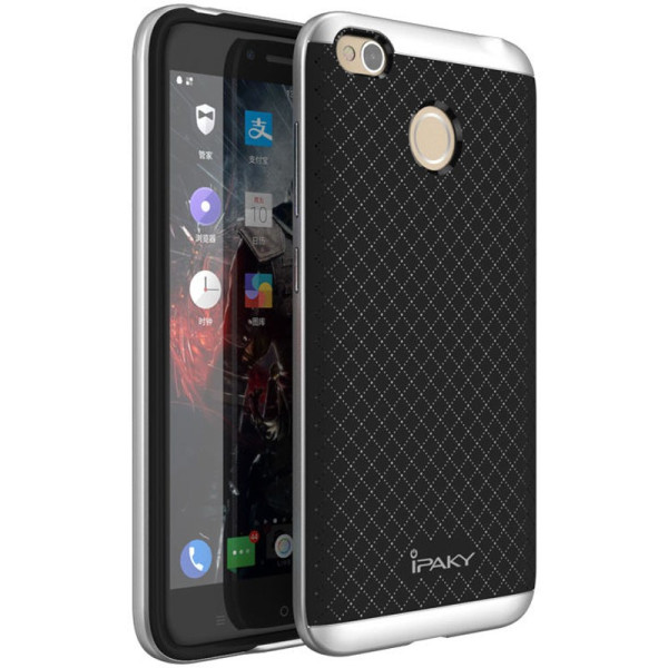 

Чехол-накладка Ipaky TPU+PC Xiaomi Redmi 4x Black/Silver