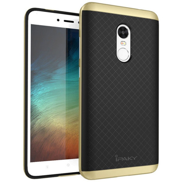 

Чехол-накладка Ipaky TPU+PC Xiaomi Redmi Note 4x Black/Gold