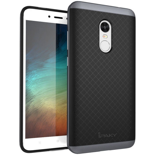 

-накладка Ipaky TPU+PC Xiaomi Redmi Note 4x Black/Grey