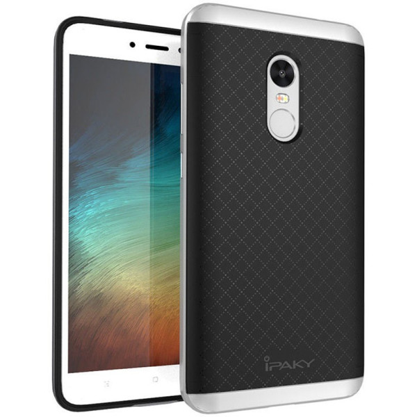 

-накладка Ipaky TPU+PC Xiaomi Redmi Note 4x Black/Silver