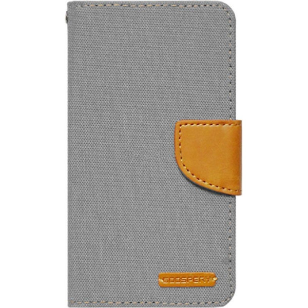 

Чехол-книжка Goospery Canvas Diary Universal 4.0'-4.5' Gray